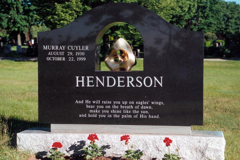 Custom Granite Memorial Henderson Monument