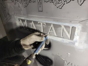 Hand-tooled inscription on granite - granite terms blog