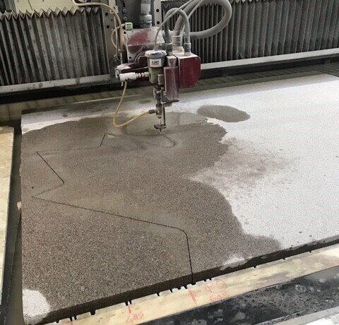 water jet cutting granite - granite terms