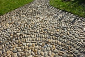cobbles used for pavement