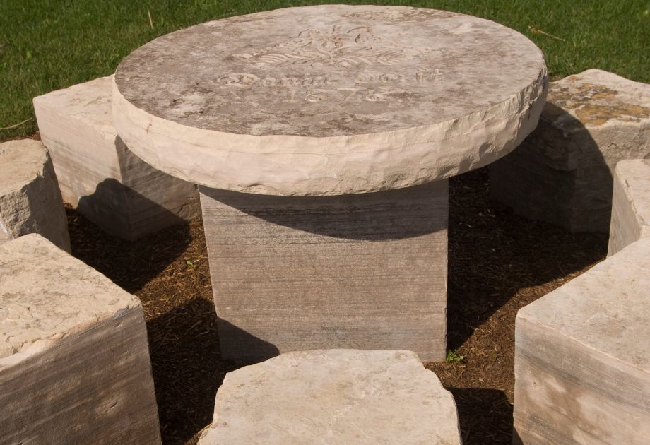 Rim Park Granite Stone Table