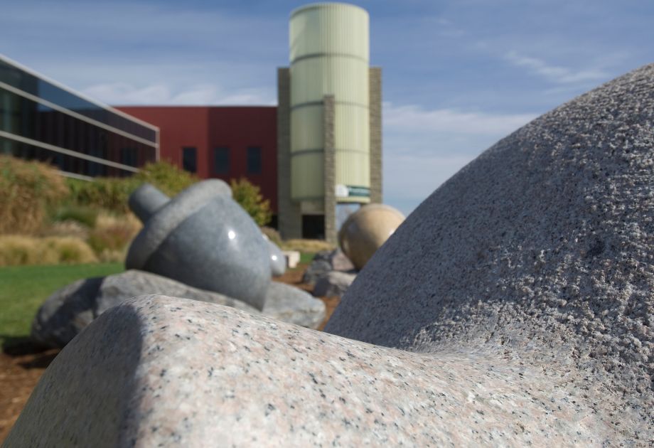 Rim Park Granite Stone Acorns