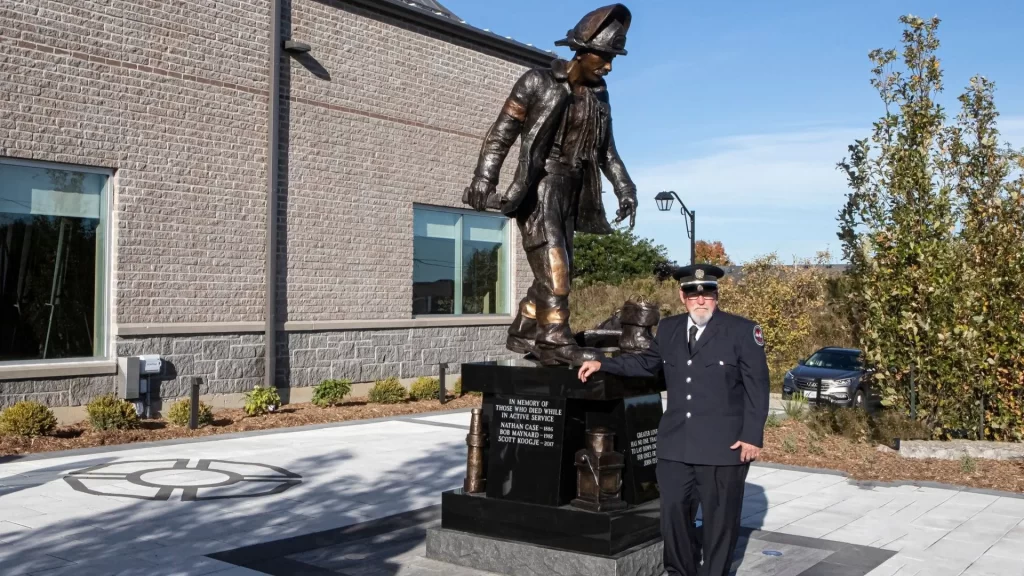 Uxbridge Firefighters’ Memorial Installation