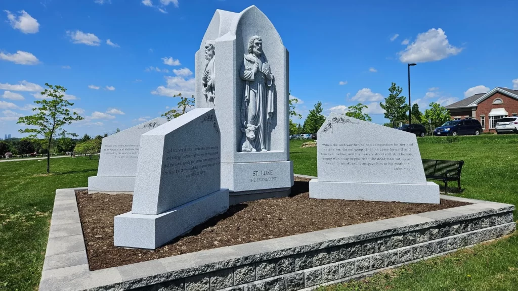 Four Evangelists Monument Installation