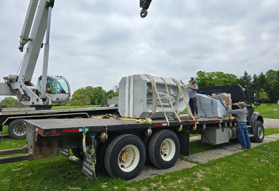 Four Evangelists Monument Installation