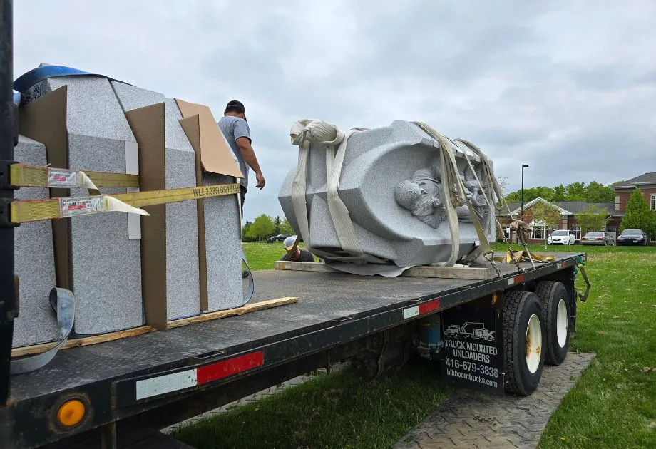 Four Evangelists Monument Installation