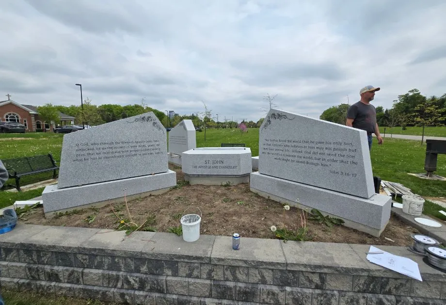 Four Evangelists Monument Installation