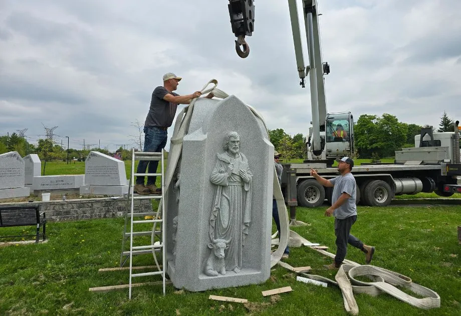 Four Evangelists Monument Installation
