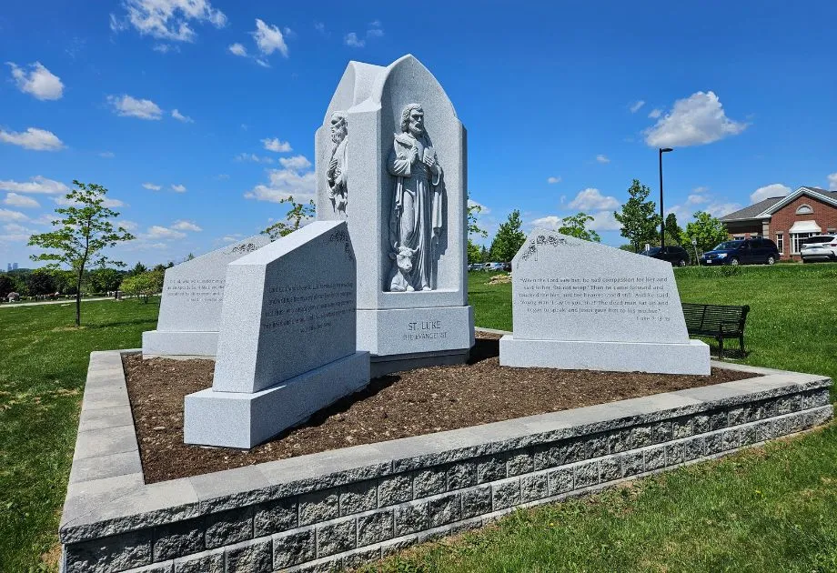 Four Evangelists Monument Installation