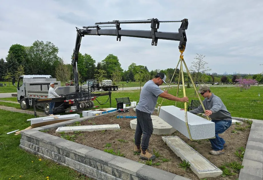 Four Evangelists Monument Installation