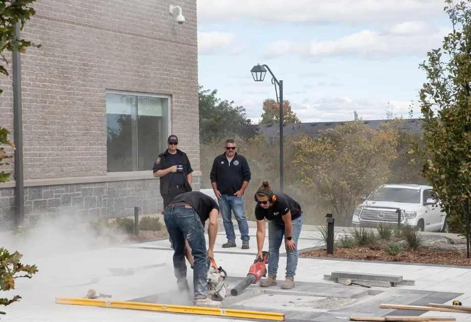 Uxbridge Firefighters’ Memorial Installation