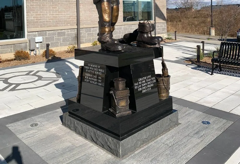 Uxbridge Firefighters’ Memorial Installation