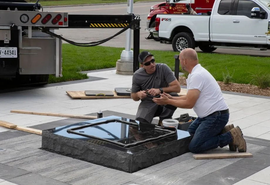 Uxbridge Firefighters’ Memorial Installation