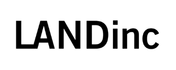 LANDinc black logo